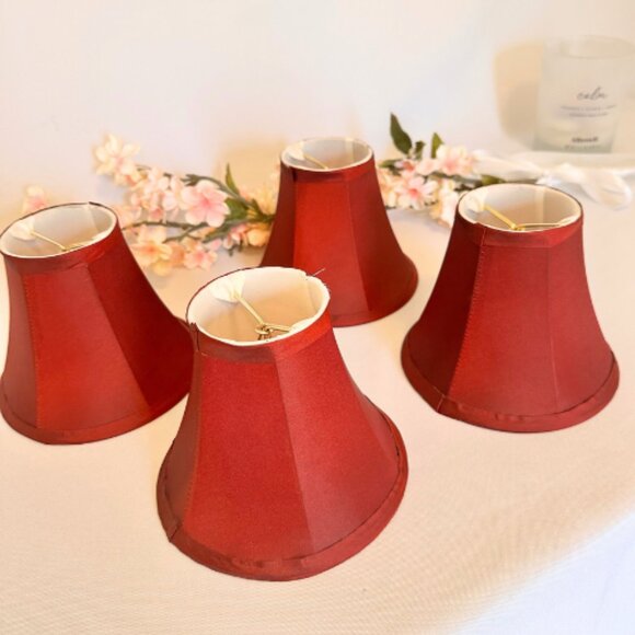 Chandelier Lamp Shades, Set of 4 - Picture 2 of 8